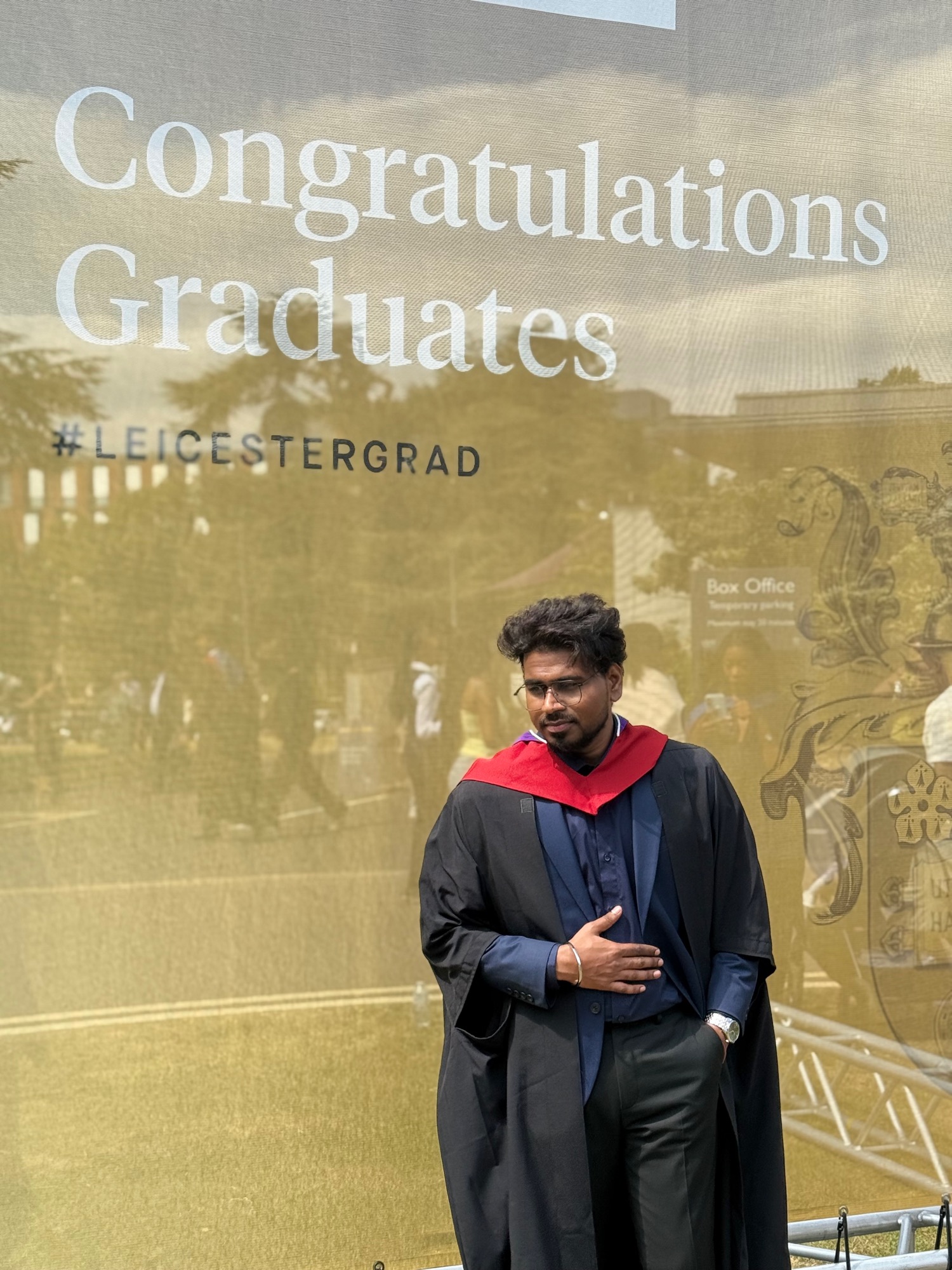 Graduation ceremony — Master of Engineering Management, University of Leicester
