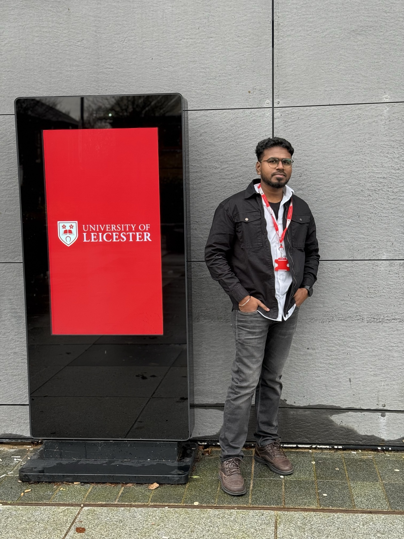 At the University of Leicester